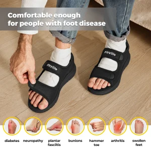 Sandals Summer Flat Shoes Widened.