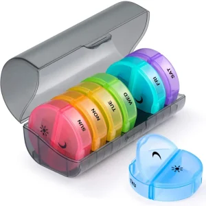 Weekly Medicine Storage Organizer   Holder