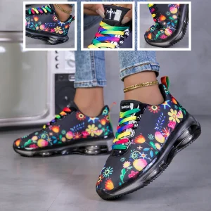 Women's Print Air Cushion Sneakers